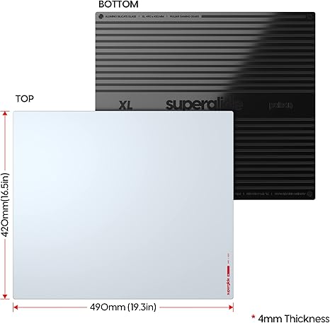 Pulsar Superglide Pad v2 XL White-1.5T Glass Mouse Pad